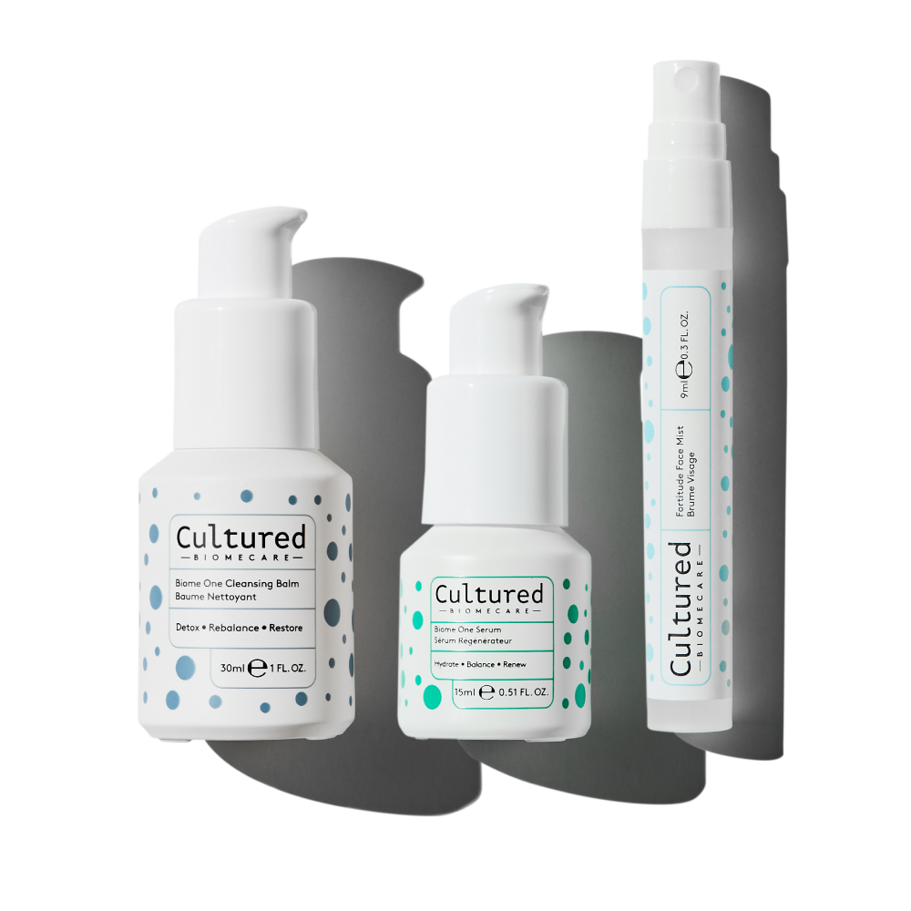 An image of the Hydration Travel Essentials Kit that is up against a white background.